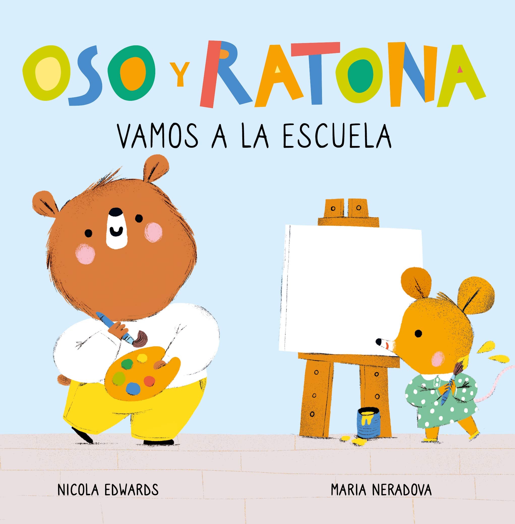 Oso y Ratona - Vamos a la escuela: Un libro de cartón con pestañas Babies & Toddlers