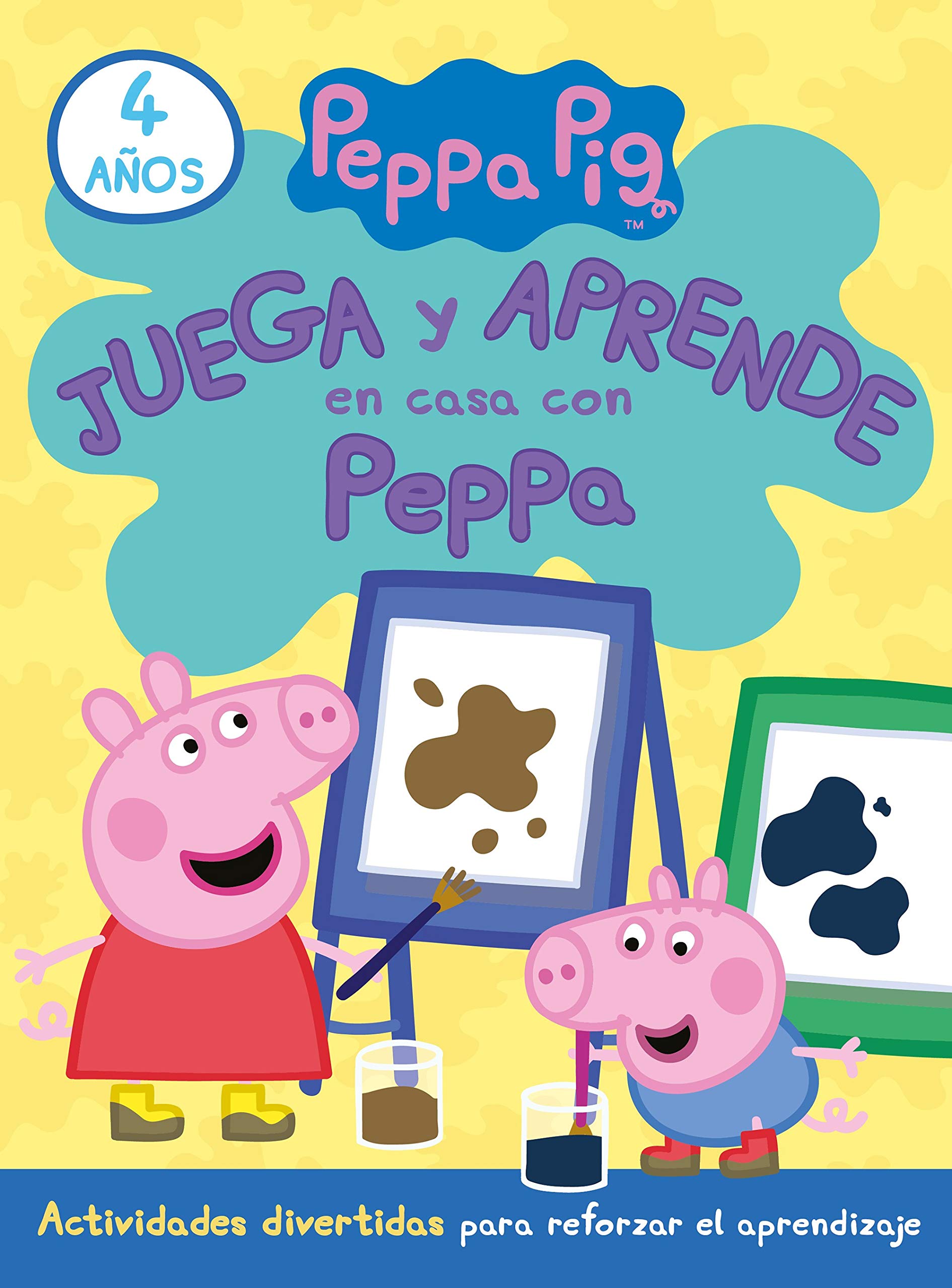 Peppa Pig. Cuaderno de actividades - Juega y aprende en casa con Peppa (4 años): Actividades divertidas para reforzar el aprendizaje book