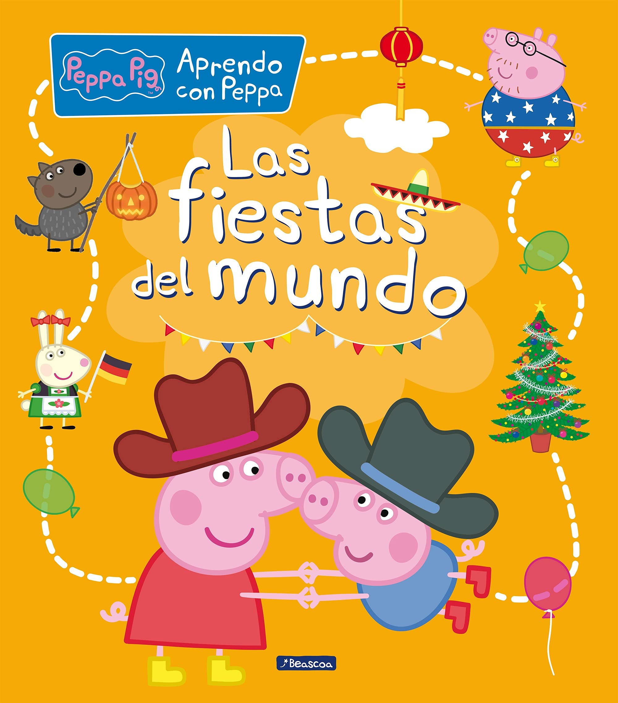 Peppa Pig. Primeros aprendizajes - Aprendo con Peppa. Las fiestas del mundo book