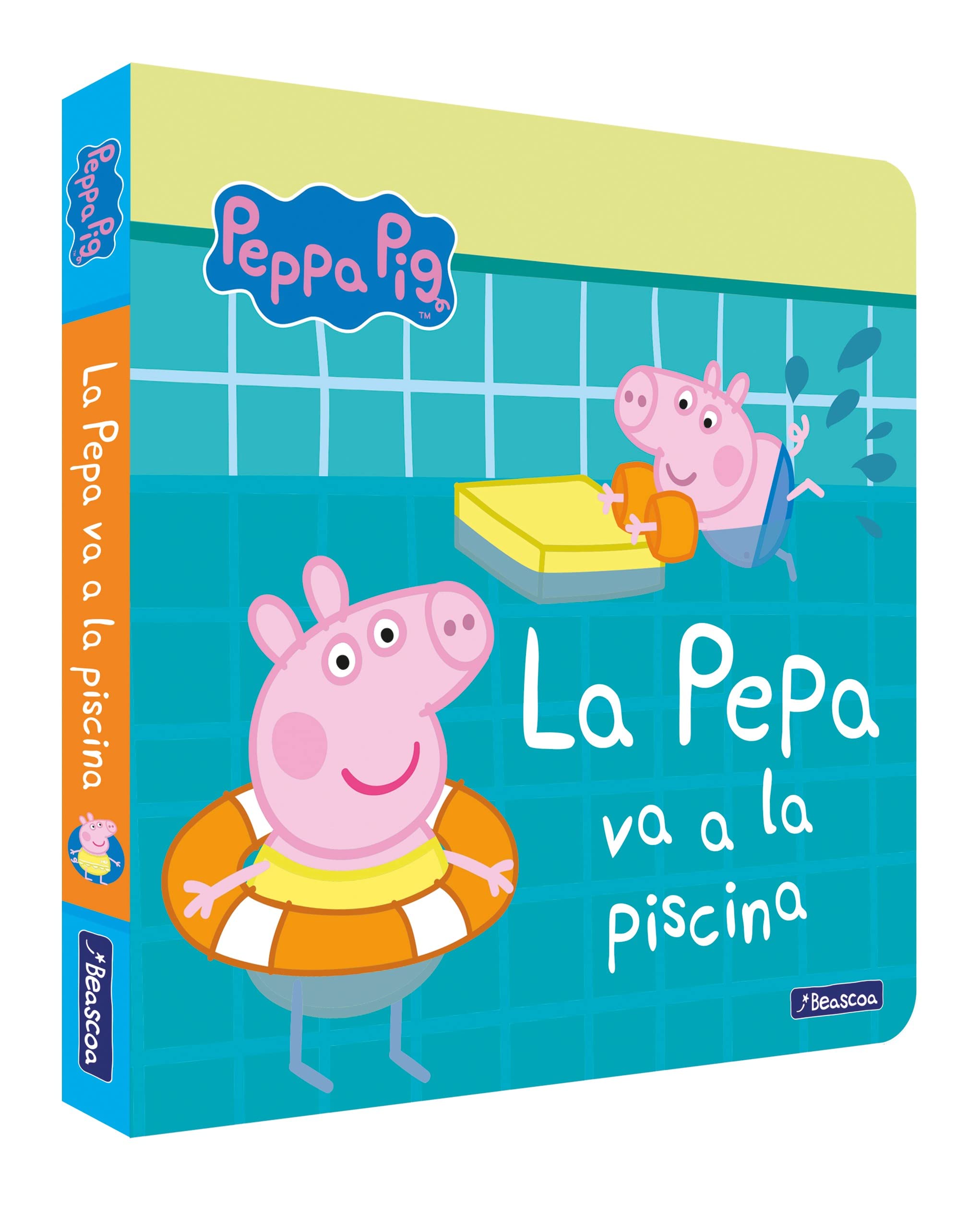 Peppa Pig. Llibre de cartró - La Pepa va a la piscina book