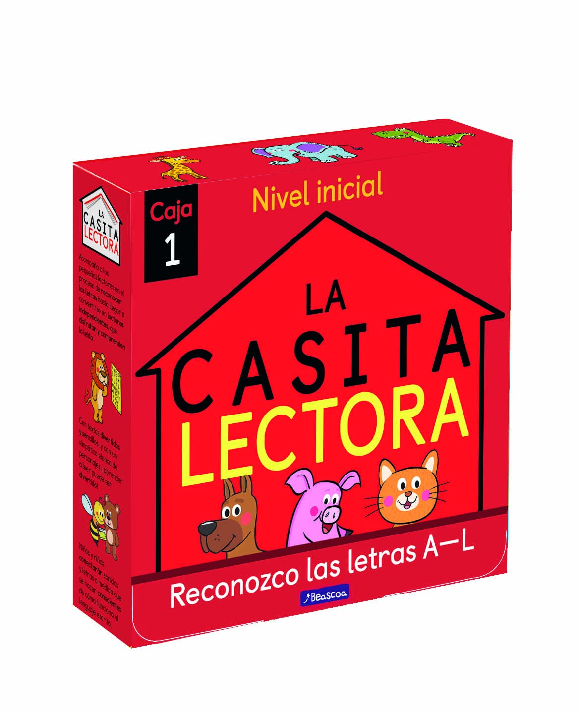 La casita lectora. Caja 1 - Reconozco las letras A-L (nivel inicial): ¡Aprender a leer puede ser divertido! (Pequeñas manitas, Band 1) Non-fiction