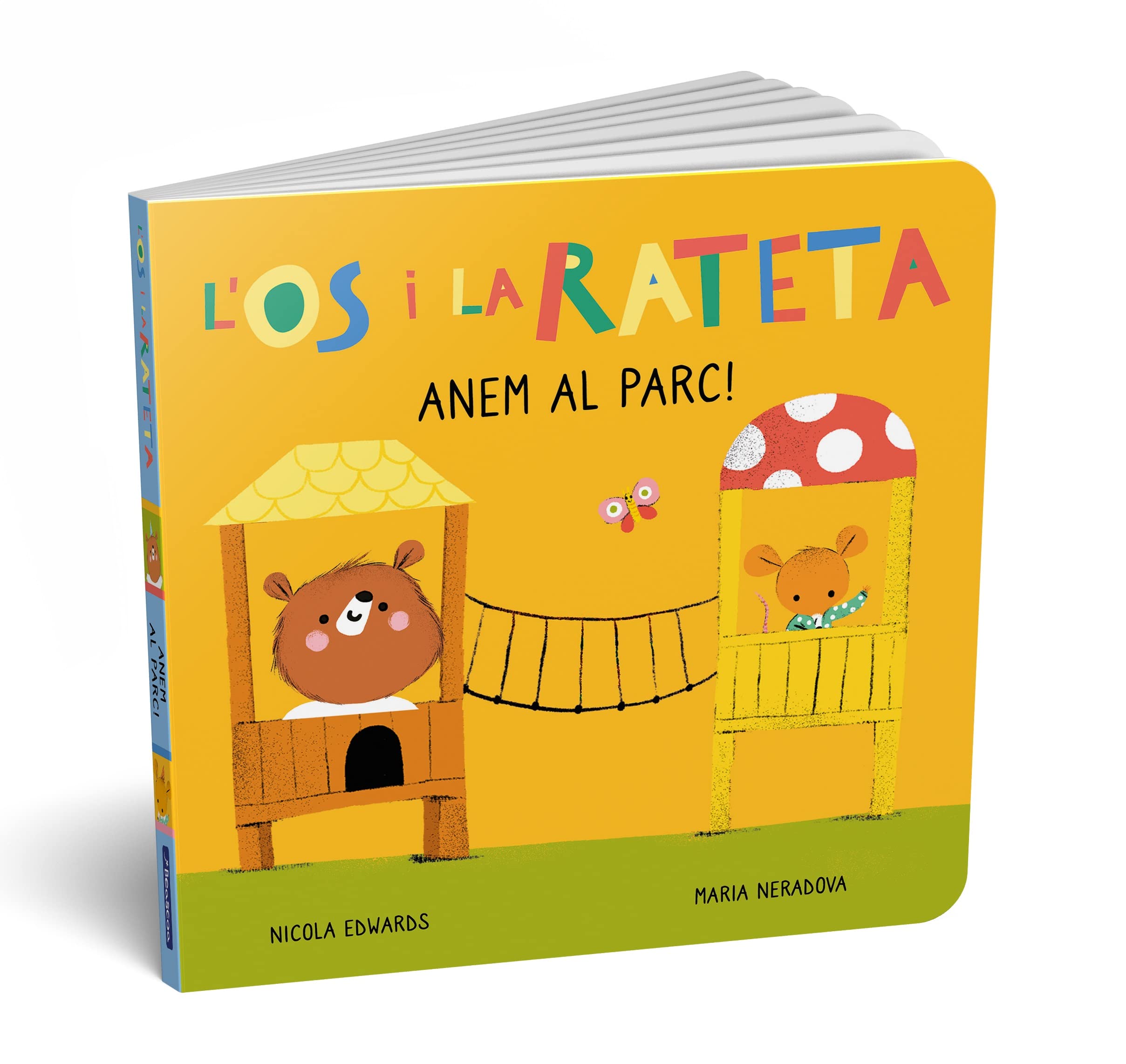 L'Ós i la Rateta - Anem al parc!: Un llibre de cartró amb pestanyes book