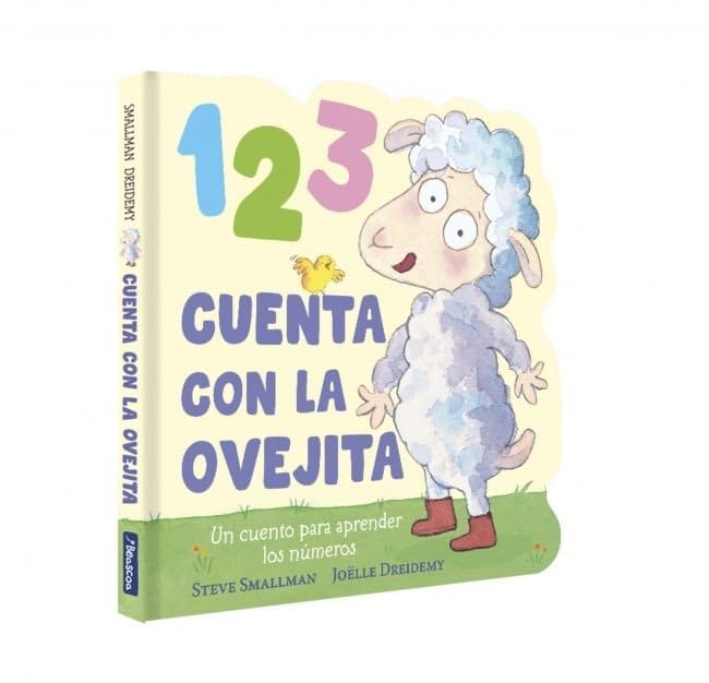 1 2 3 Cuenta con la ovejita (La ovejita que vino a cenar. Libro de cartón): Un cuento para aprender los números book