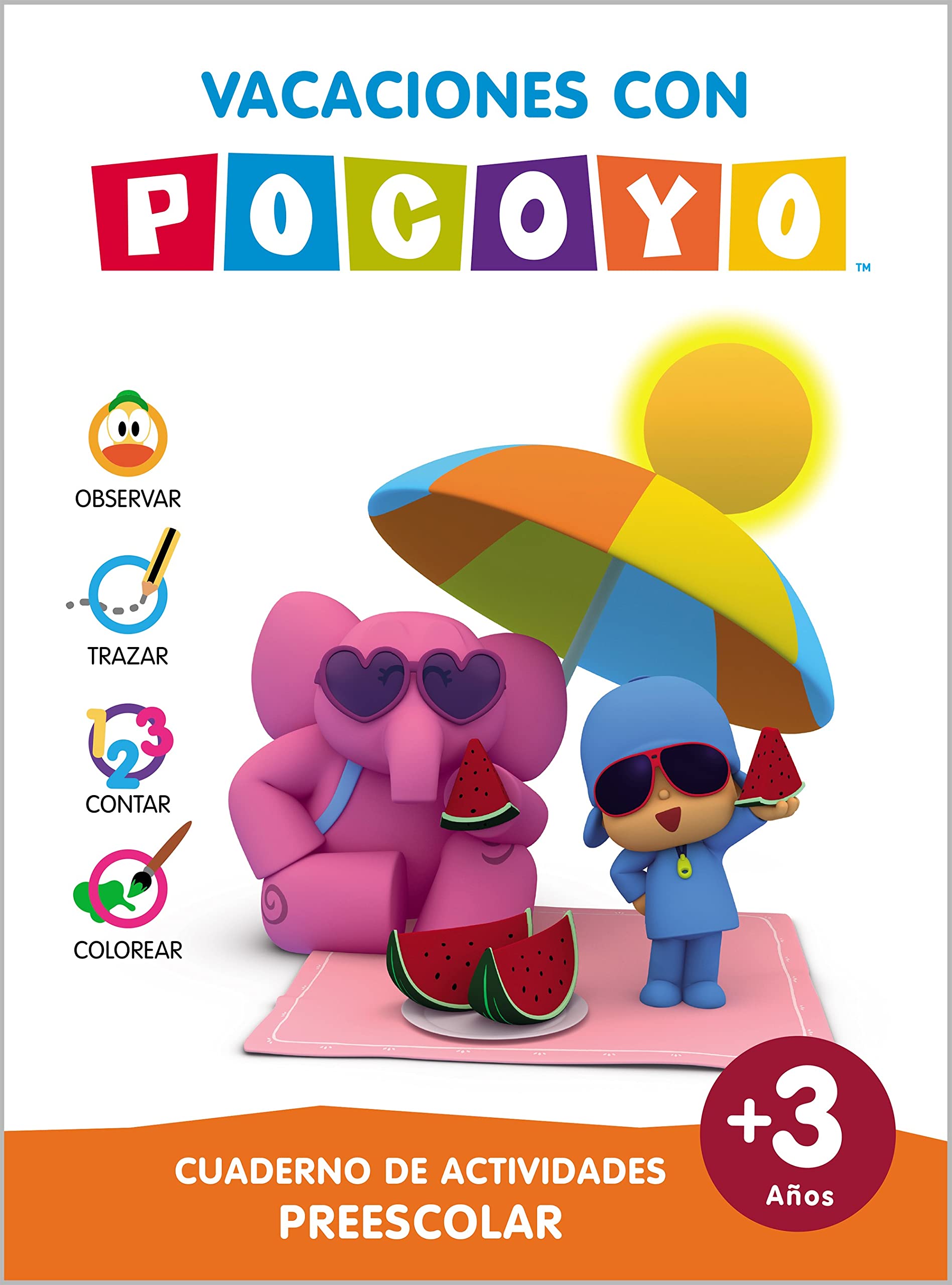 Pocoyó. Cuaderno de vacaciones - Vacaciones con Pocoyó (3 años): Cuaderno de actividades preescolar (Altea) Non-fiction