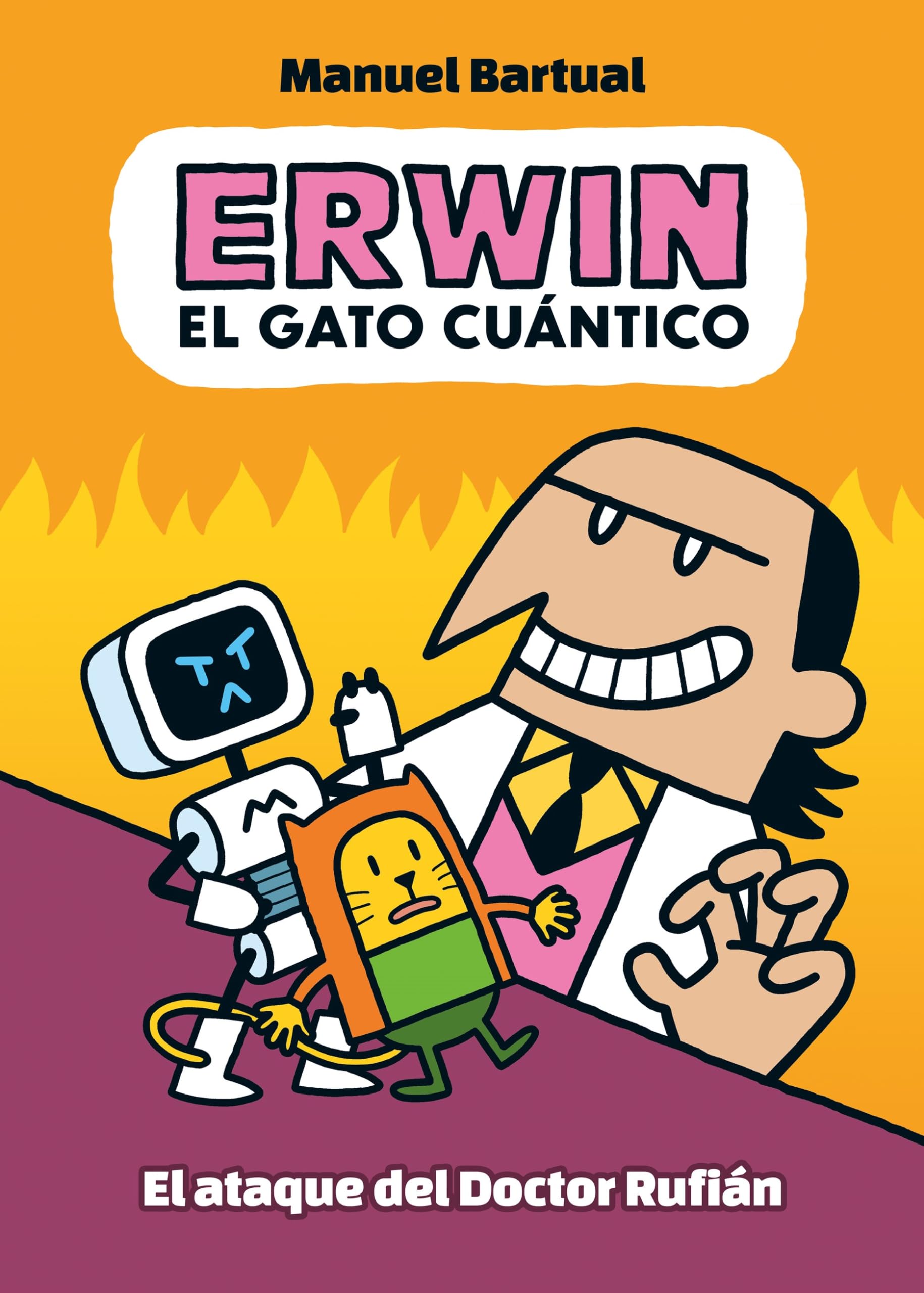 Erwin, el gato cuántico 2 - El ataque del doctor Rufián (Mi primer cómic, Band 2) Manga