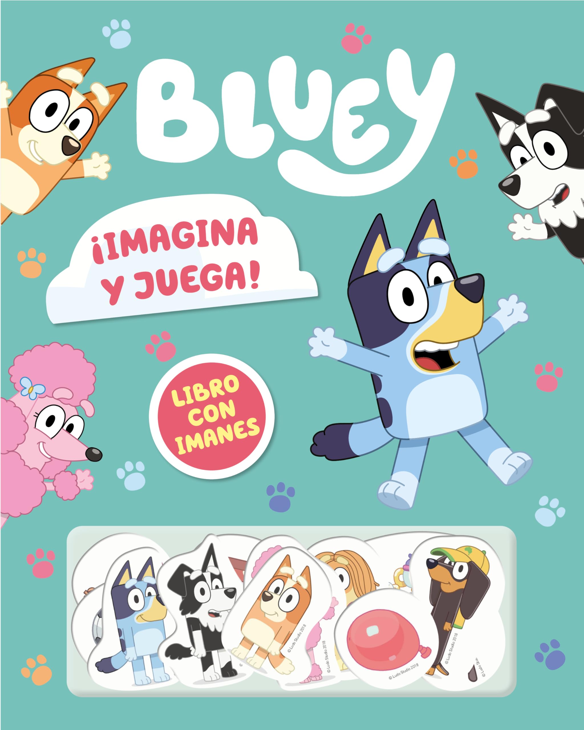 Bluey. Libro juguete - ¡Imagina y juega! Libro con imanes book