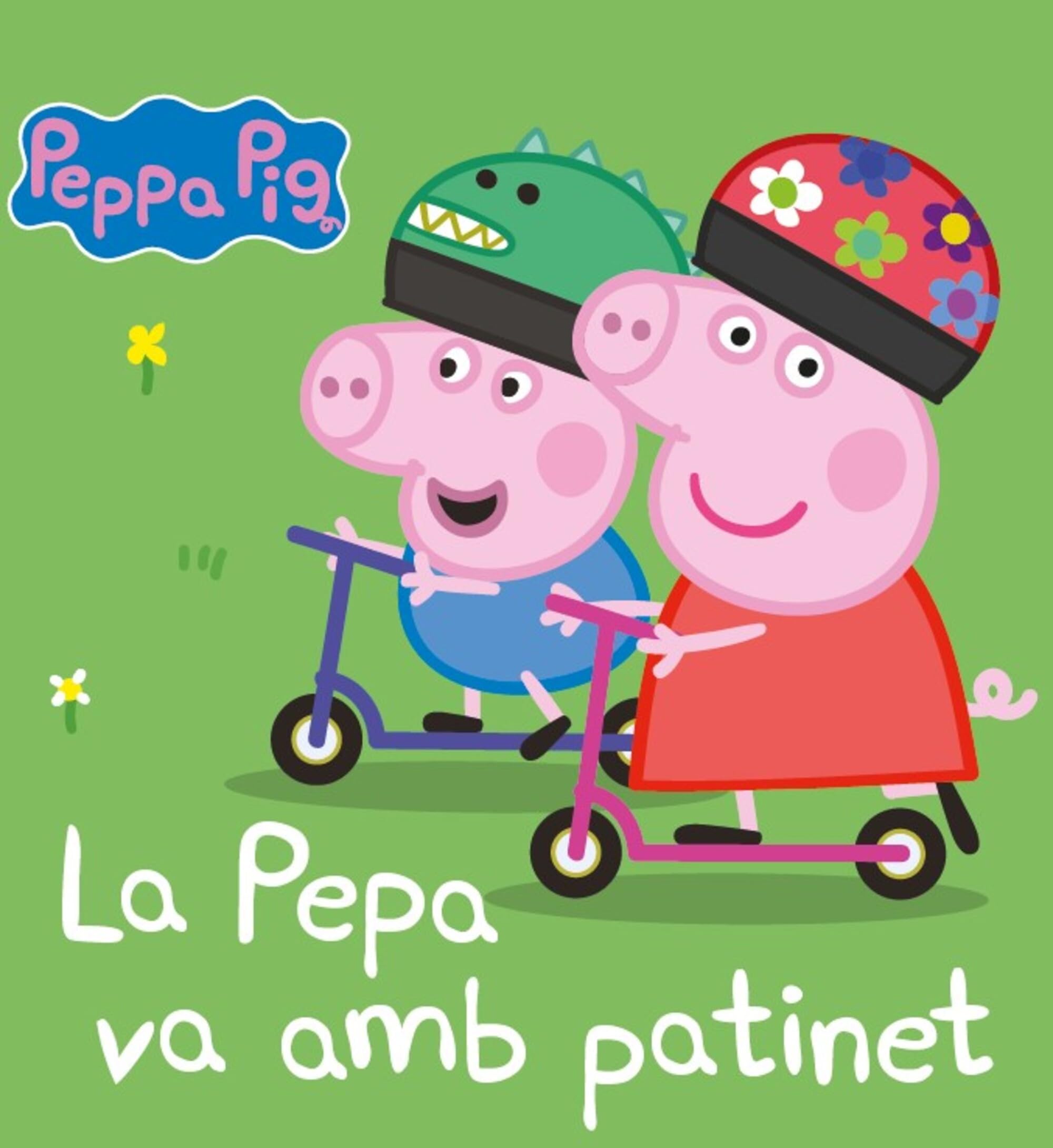 Peppa Pig. Llibre de cartró - Pepa va amb patinet, La book