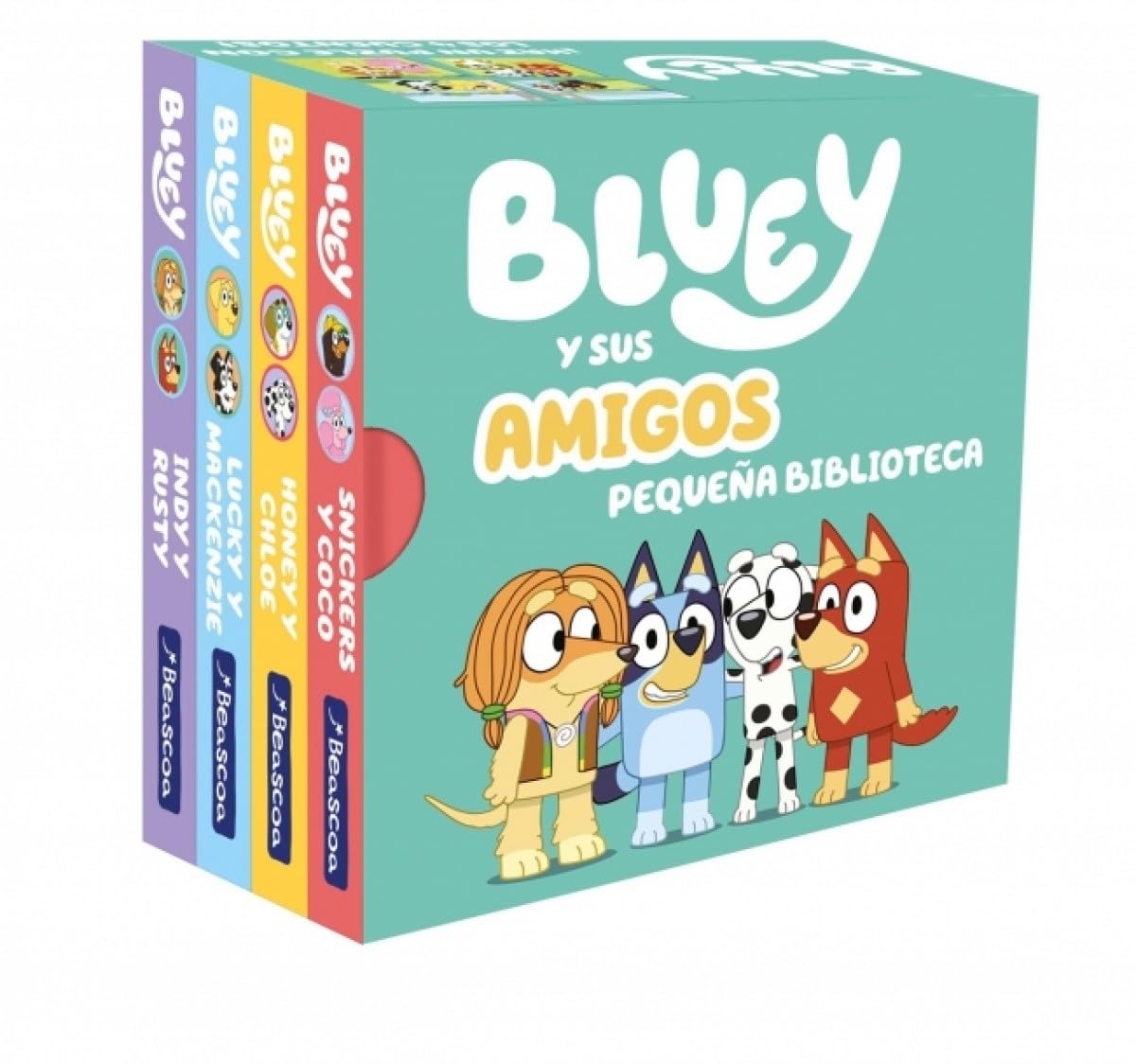 Bluey. Libro juguete - Bluey y sus amigos. Pequeña biblioteca (edición en español) book