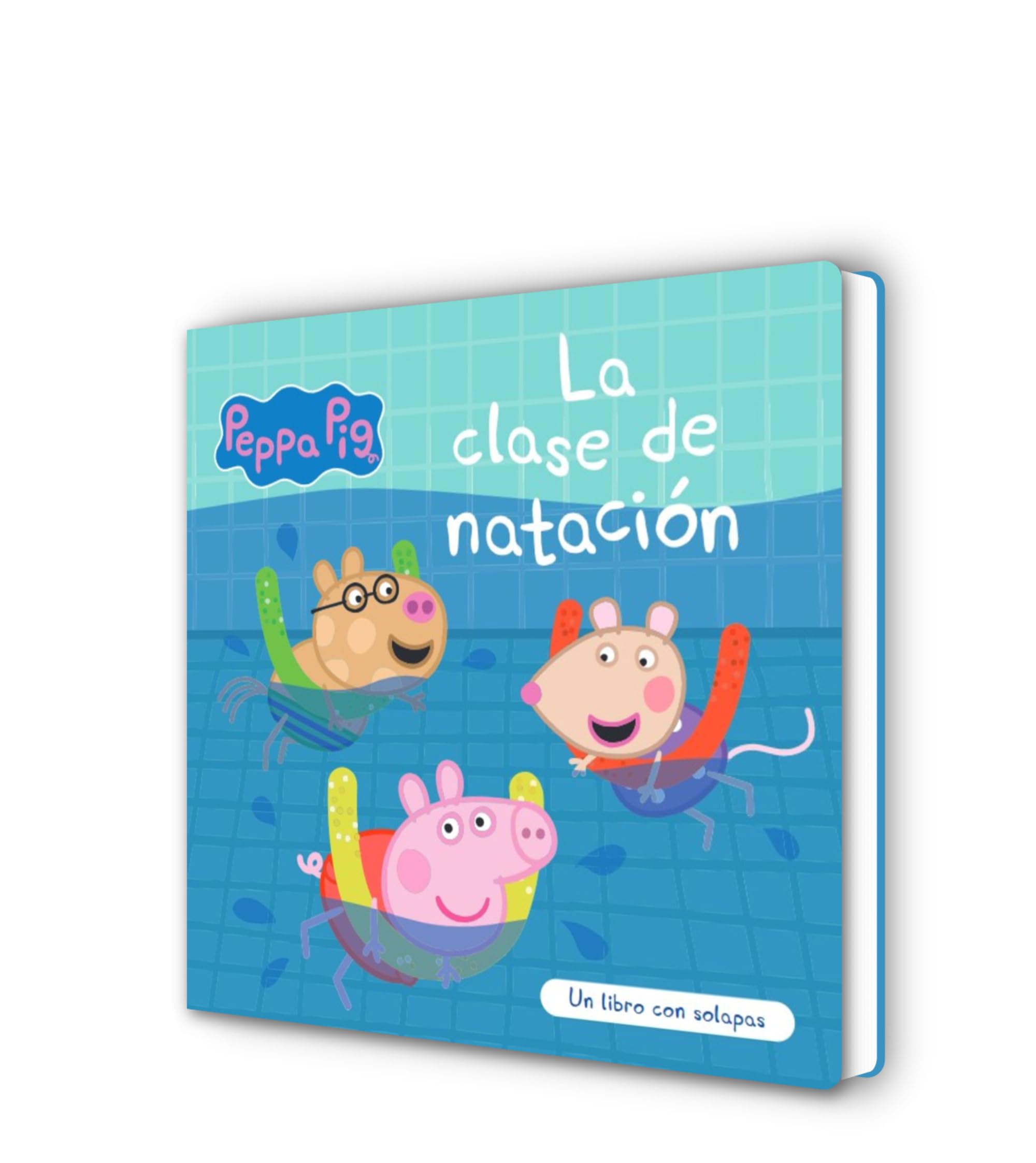 Peppa Pig. Libro de cartón con solapas - La clase de natación Leisure & Fun