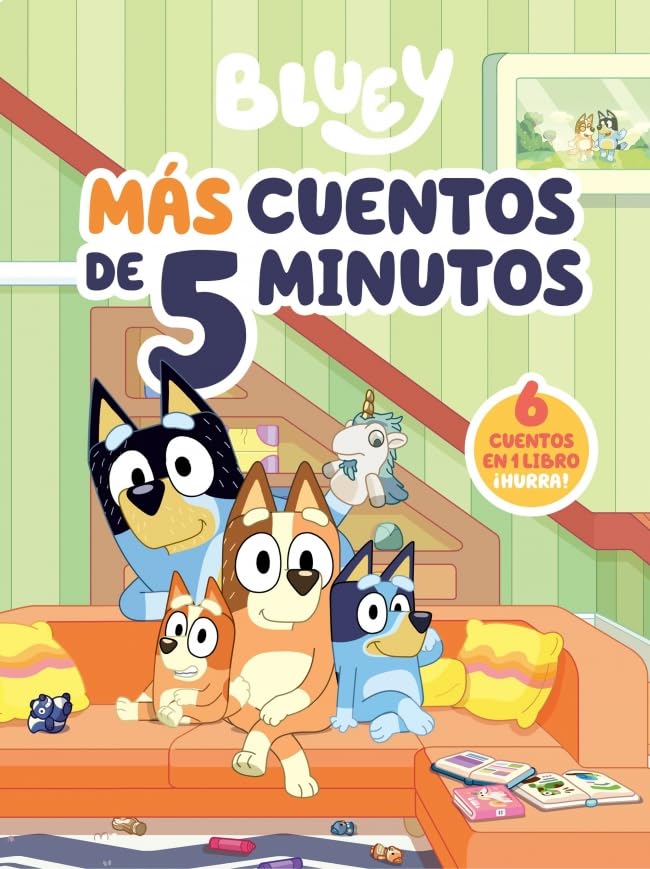 Bluey. Recopilatorio de cuentos - Más cuentos de 5 minutos (edición en español): 6 cuentos en 1 solo libro (Cuentos infantiles) Non-fiction