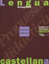Crédito variable. Ortografía. ESO. Propuesta didáctica book