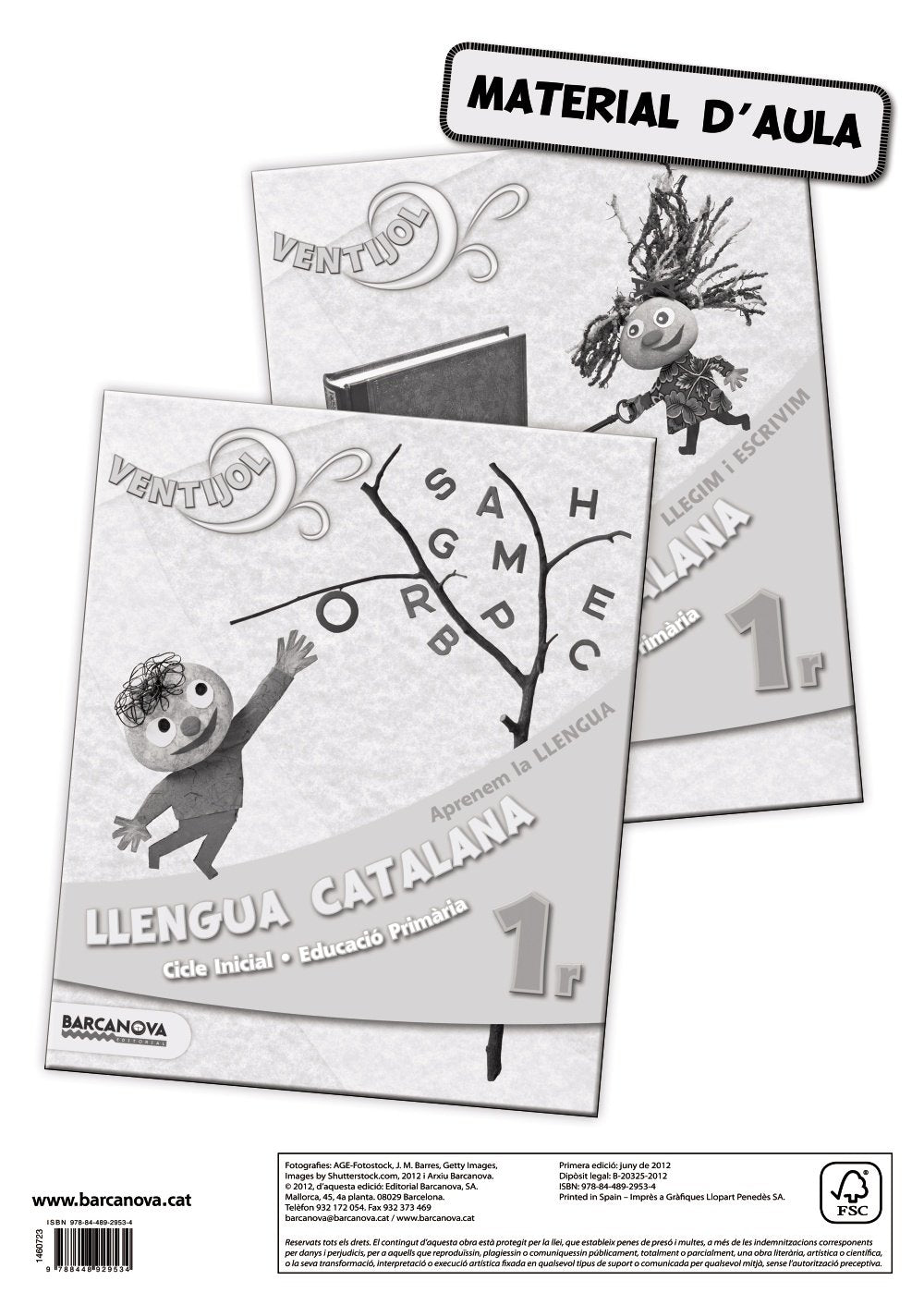 Ventijol 1 CI. Llengua catalana. Material d ' aula Books
