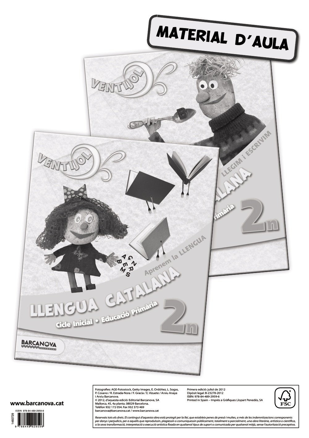 Ventijol 2 CI. Material d ' aula. Llengua catalana Books