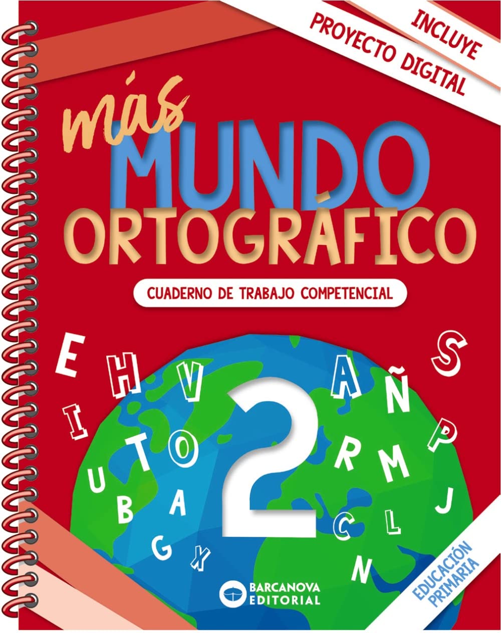 más Mundo ortográfico 2: Cuaderno de trabajo de Competencias básicas book