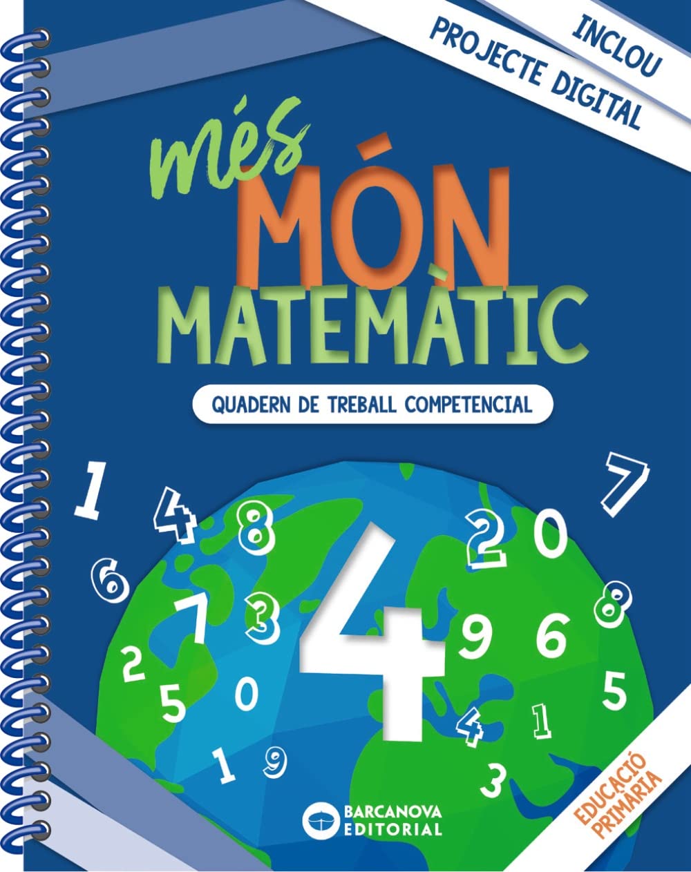 més Món matemàtic 4: Quaderns de treball de Competències bàsiques book