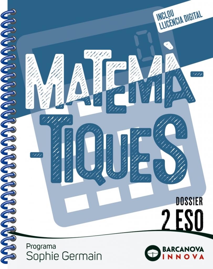 Sophie Germain 2 ESO. Dossier. Matemàtiques book