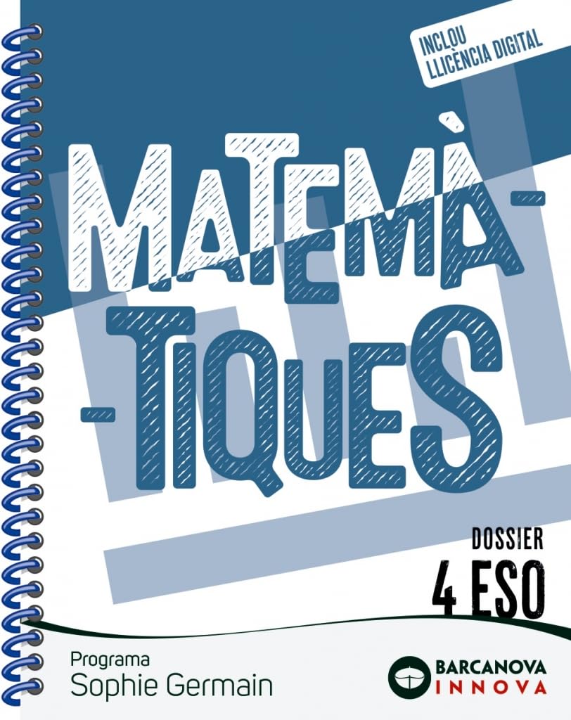 Sophie Germain 4 ESO. Dossier. Matemàtiques book