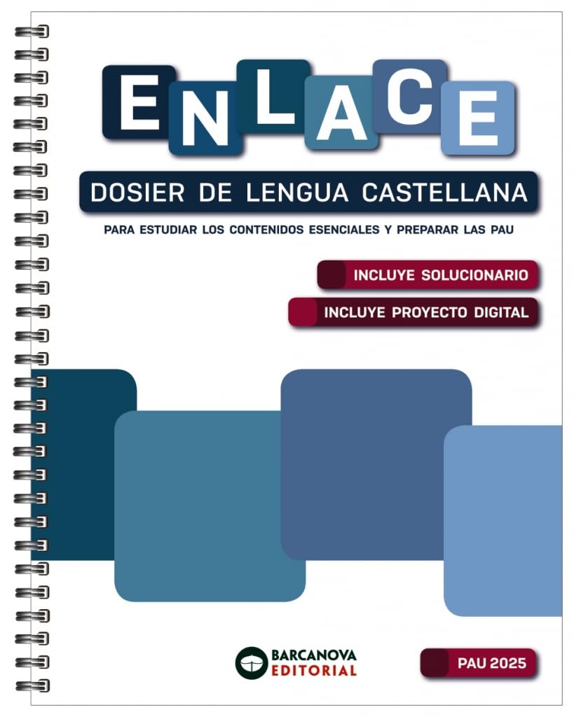 Enlace. Dosier de Lengua castellana. Bachillerato 2025 (PAU) Learning & Reference