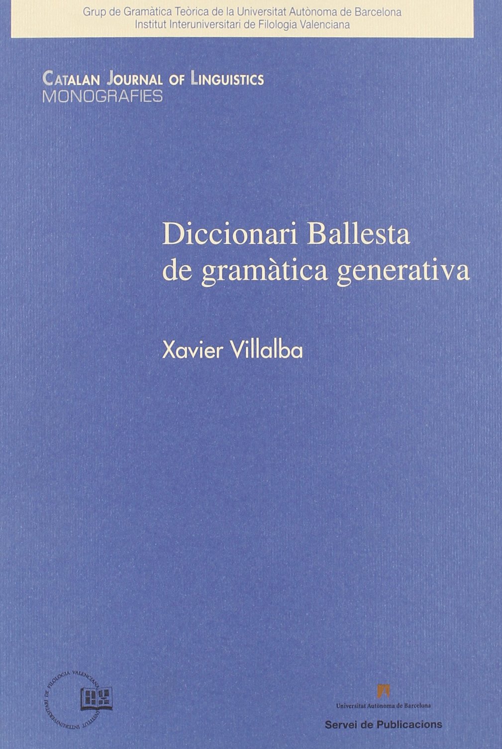 Diccionari Ballesta de gramatica generativa Foreign Languages ​​& Dictionaries