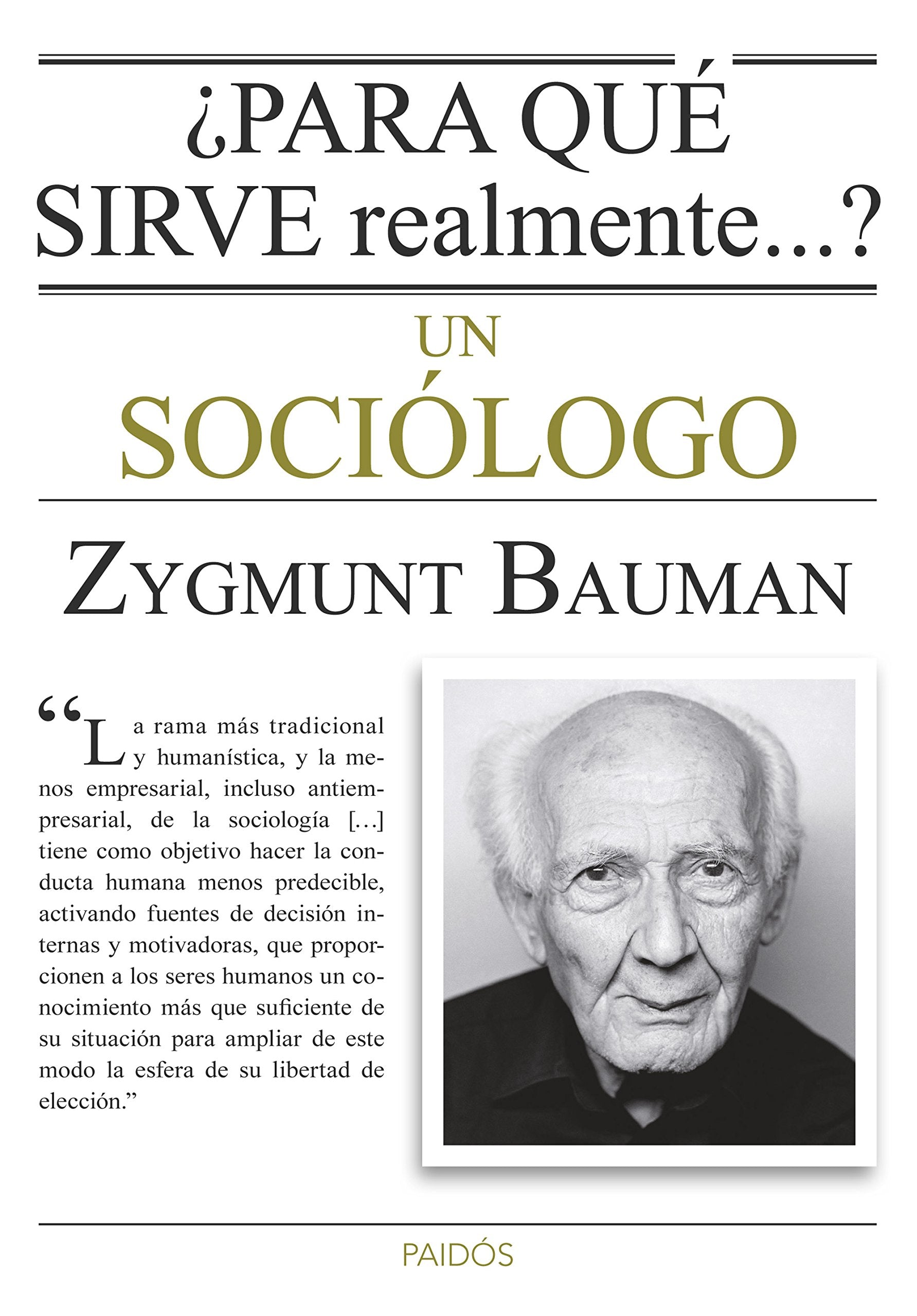 ¿Para qué sirve realmente un sociólogo? book