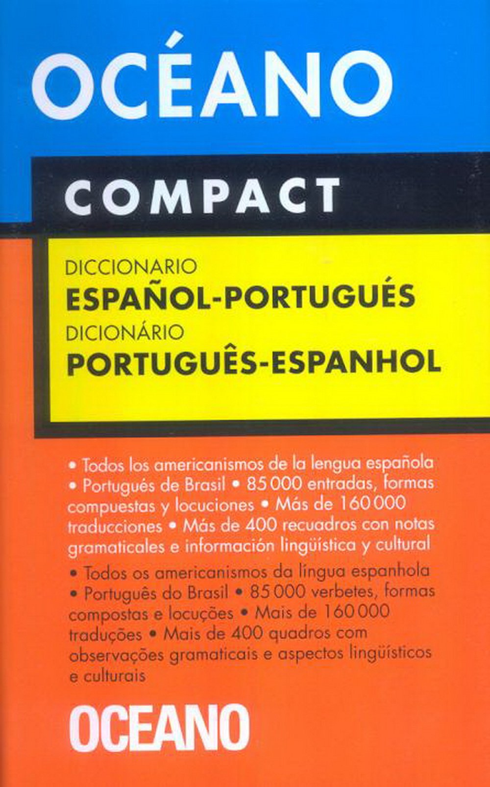 Diccionario Oceano Compact Espanol-portugues/oceano Compact Spanish-portuguese Dictionary book