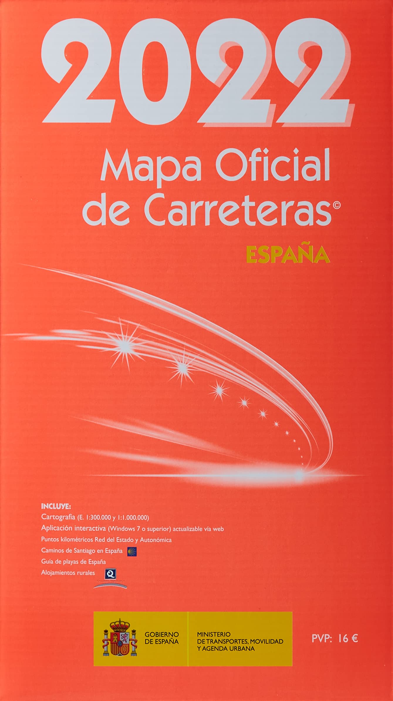 Mapa Oficial de Carreteras 2022. Espa?a. Books