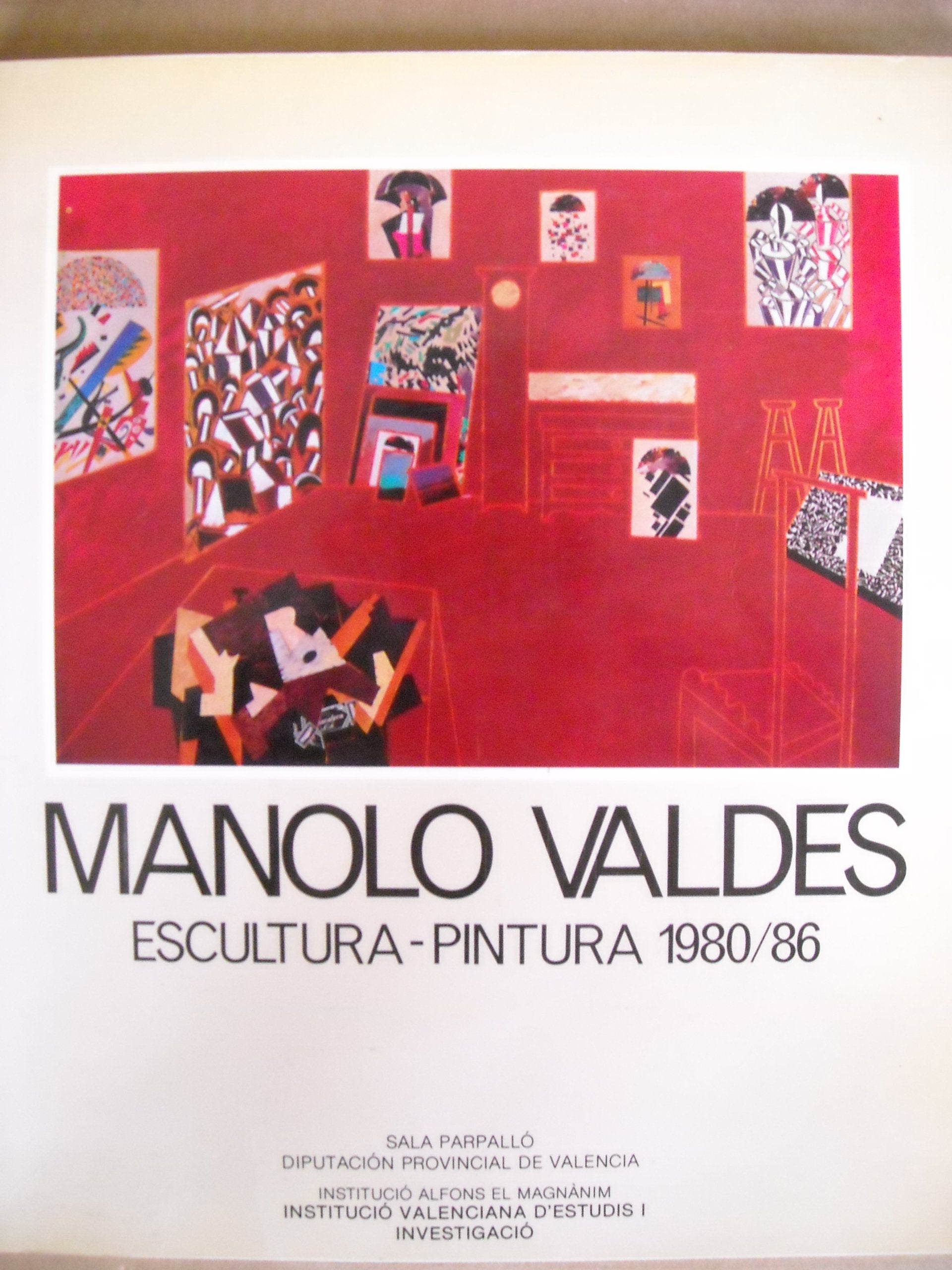 Manolo Valdes - Escultura - Pintura 1980/86 book