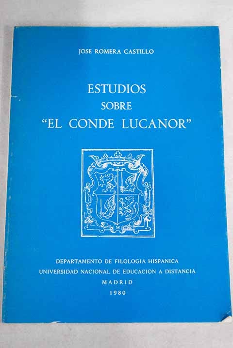 Estudios sobre "El Conde Lucanor" Books