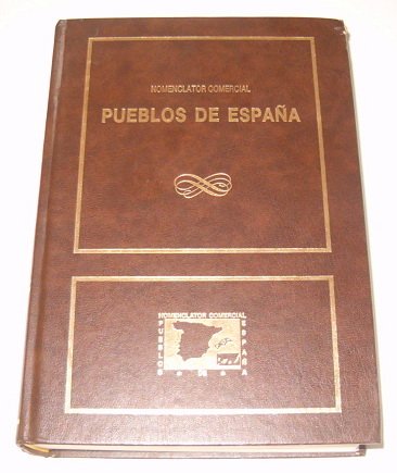 Pueblos de España: nomenclator comercial book