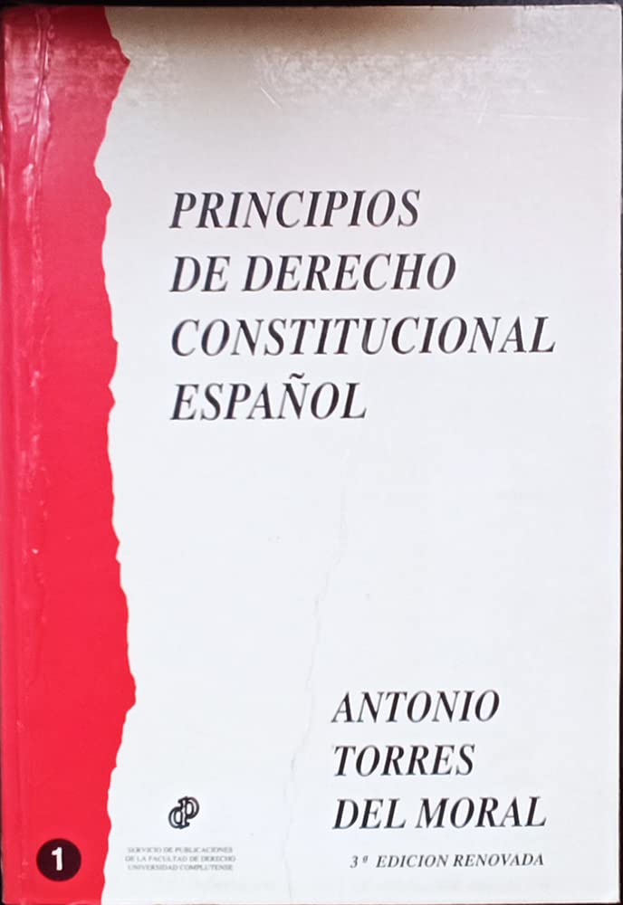 PRINCIPIOS DE DERECHO CONSTITUCIONAL ESPAÑOL 1 book