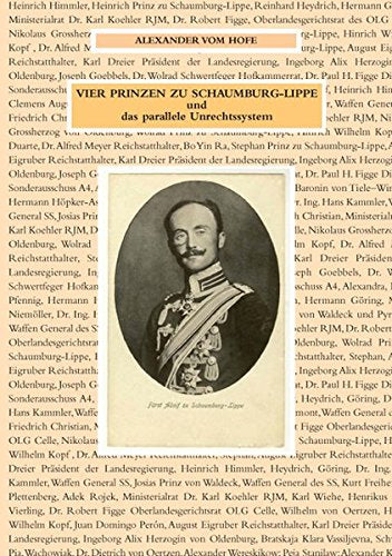 Vier prinzen zu schaumburg-lippe und das parallele unrechtssystem book