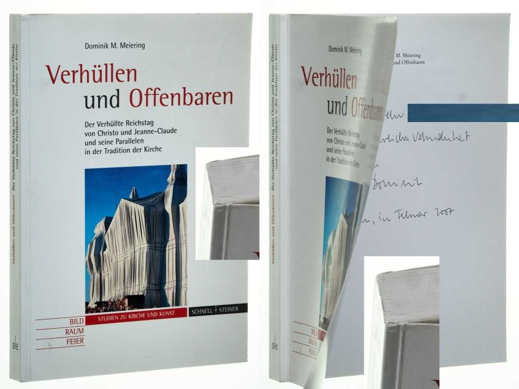 Meiering, Dominik: Verhüllen und Offenbaren. Der verhüllte Reichstag von Christo und Jeanne-Claude und seine Parallelen in der Tradition der Kirche. Regensburg, Schnell & Steiner, 2006. Gr.-8°. 251 S. m. Abb. kart. (ISBN 3-7954-1835-6) Books