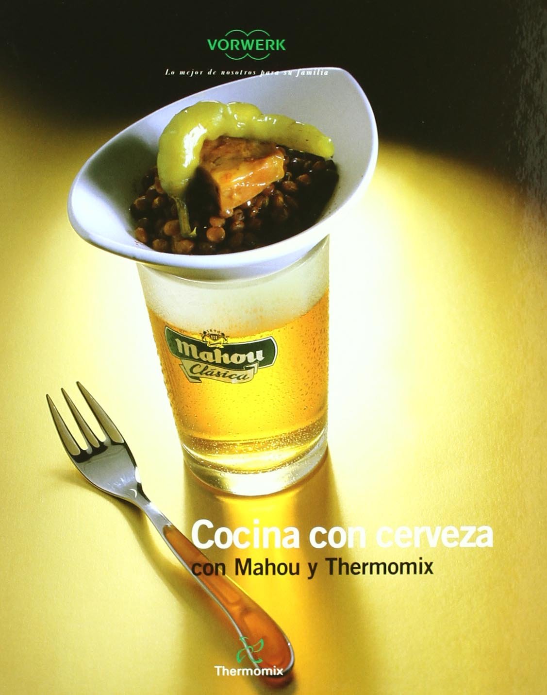 Cocina con cerveza con Mahou y Thermomix book