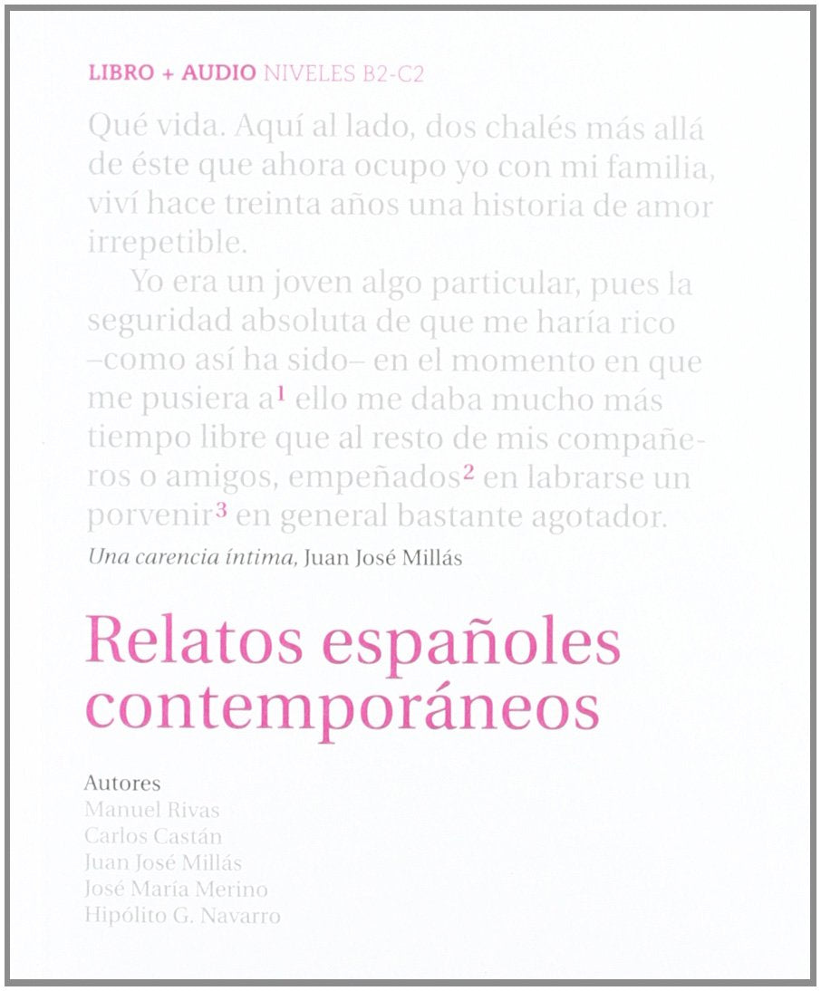 Coleccion Audiolibros (Book & CD): Relatos espanoles contemporaneos + CD Foreign Languages ​​& Dictionaries