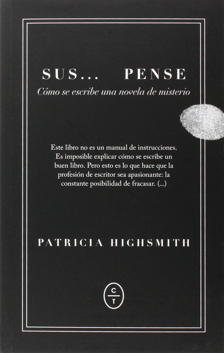 Suspense : cómo escribir una novela negra Contemporary literature
