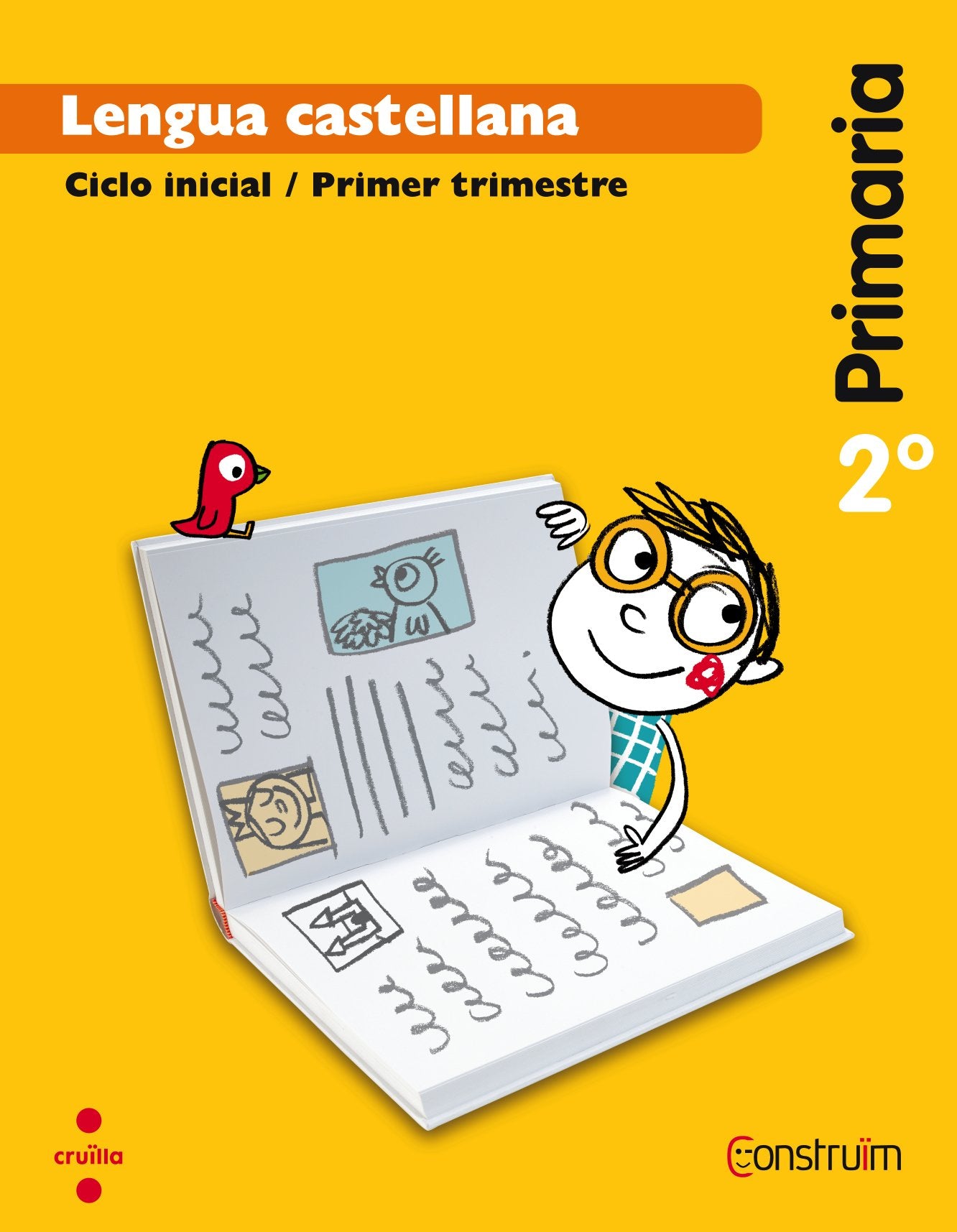 Lengua castellana. 2 Primaria. Construïm. Trimestres book