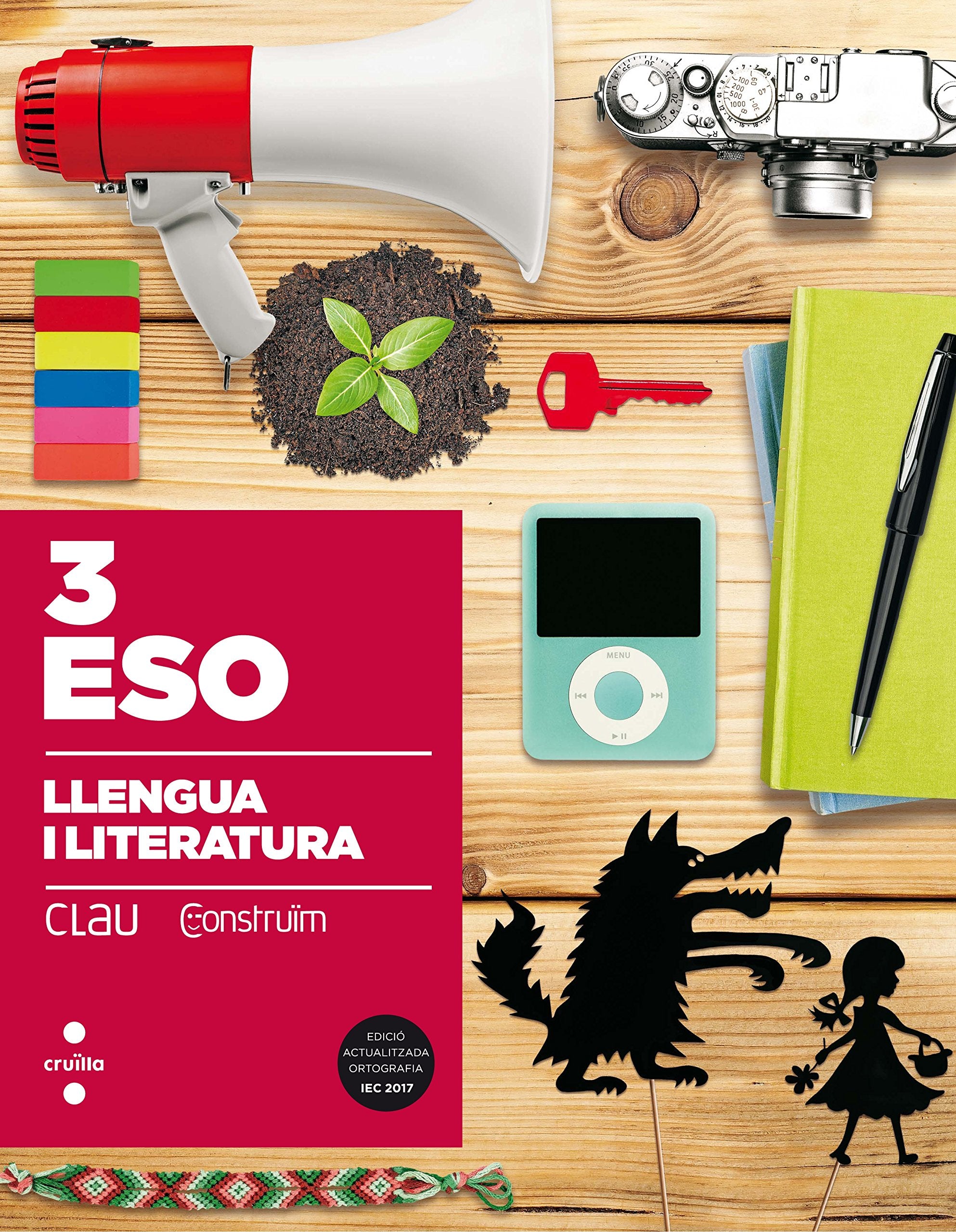 Llengua i literatura. 3 ESO. Clau Construïm book
