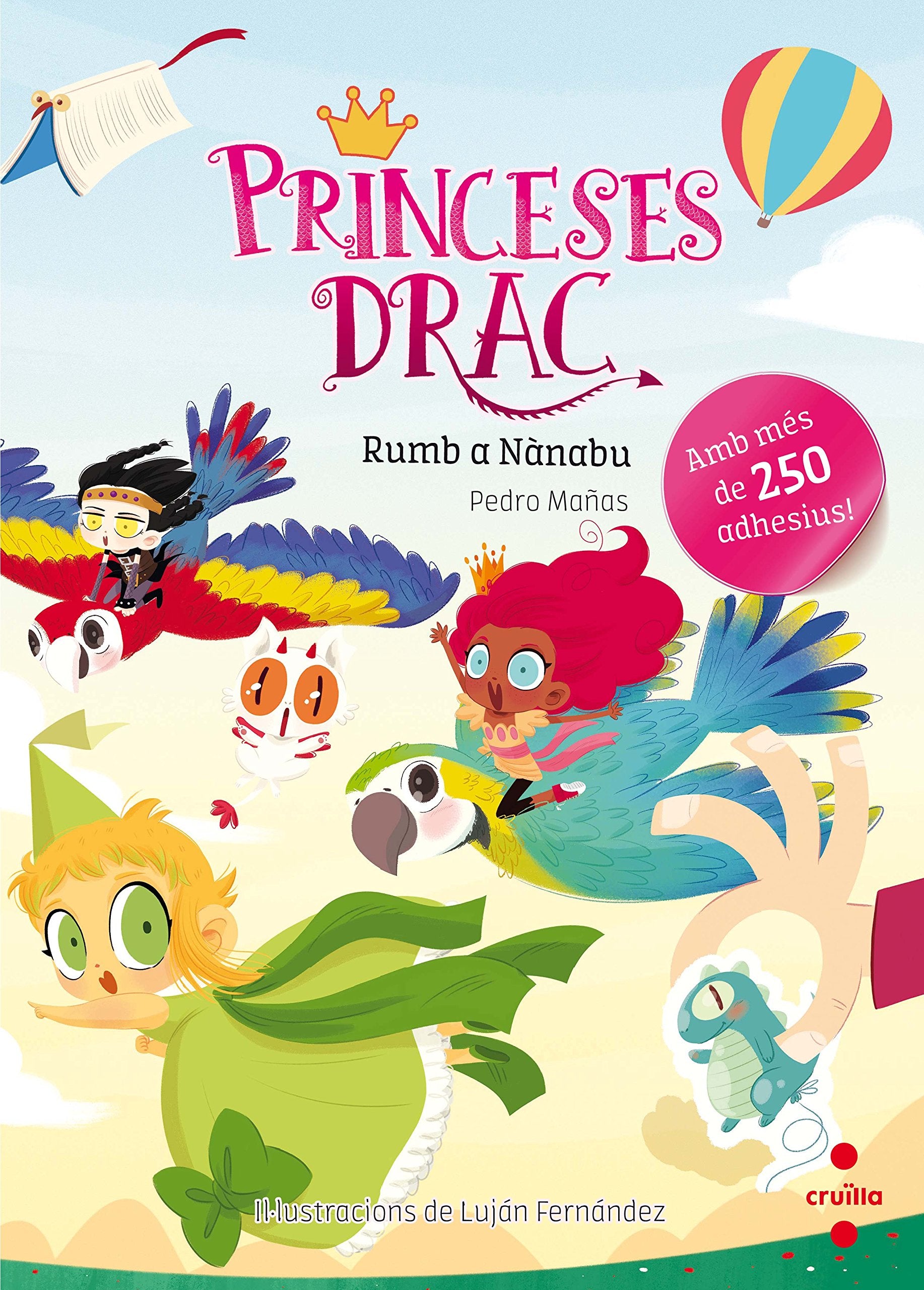 Princeses drac: rumb a Nànabu. Adhesius book
