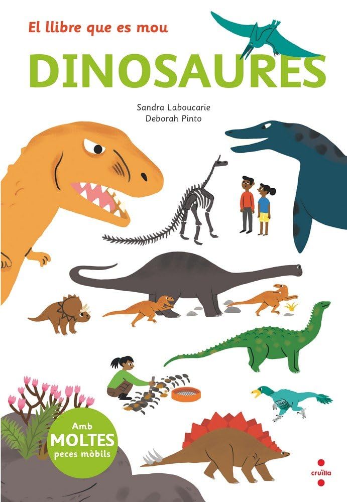El llibre que es mou: dinosaures book