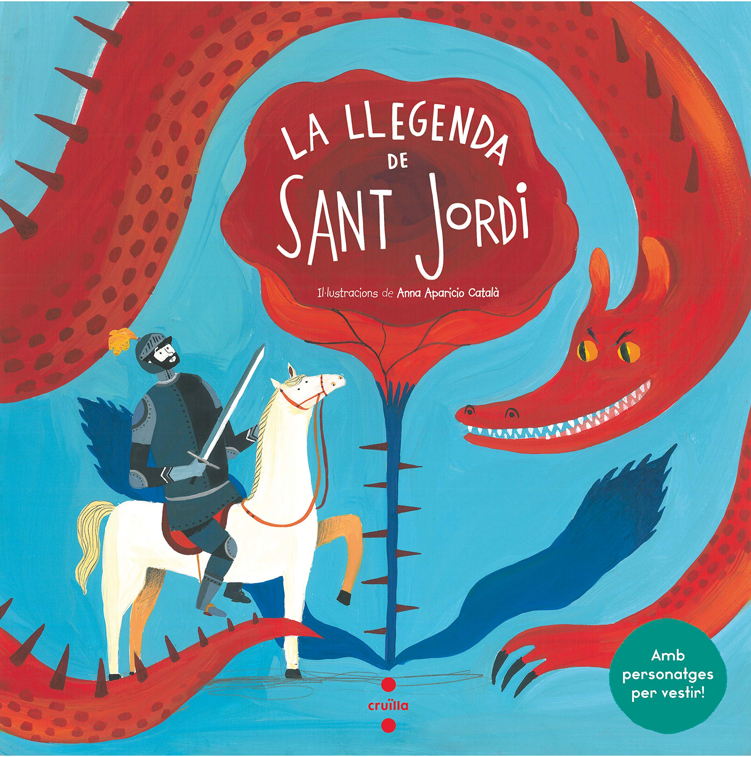 La llegenda de Sant Jordi amb personatges per vestir book