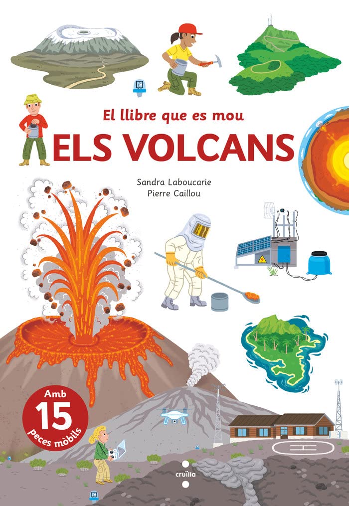 El llibre que es mou: Volcans book