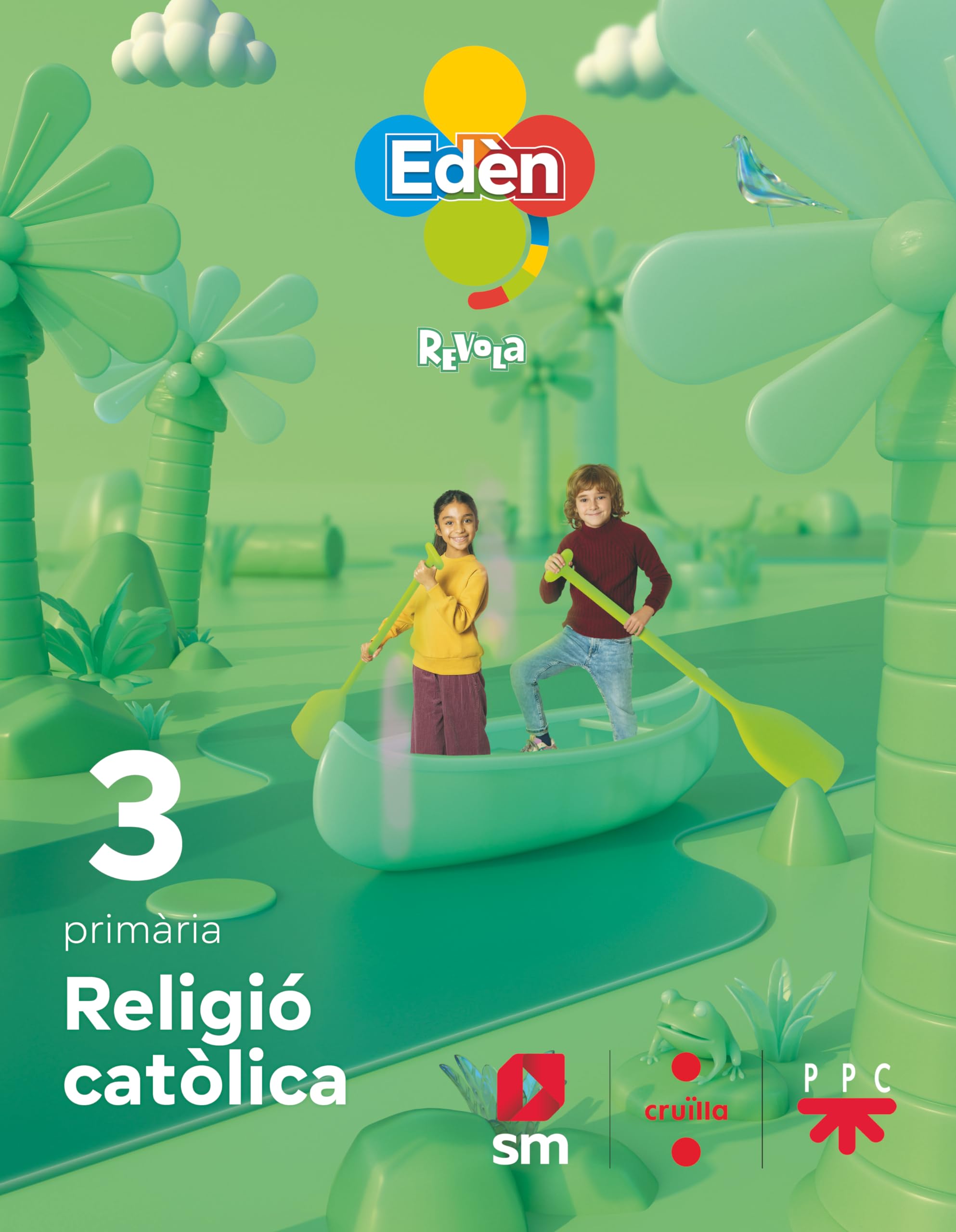 Religió catòlica. 3 Primària Edèn. Revola book