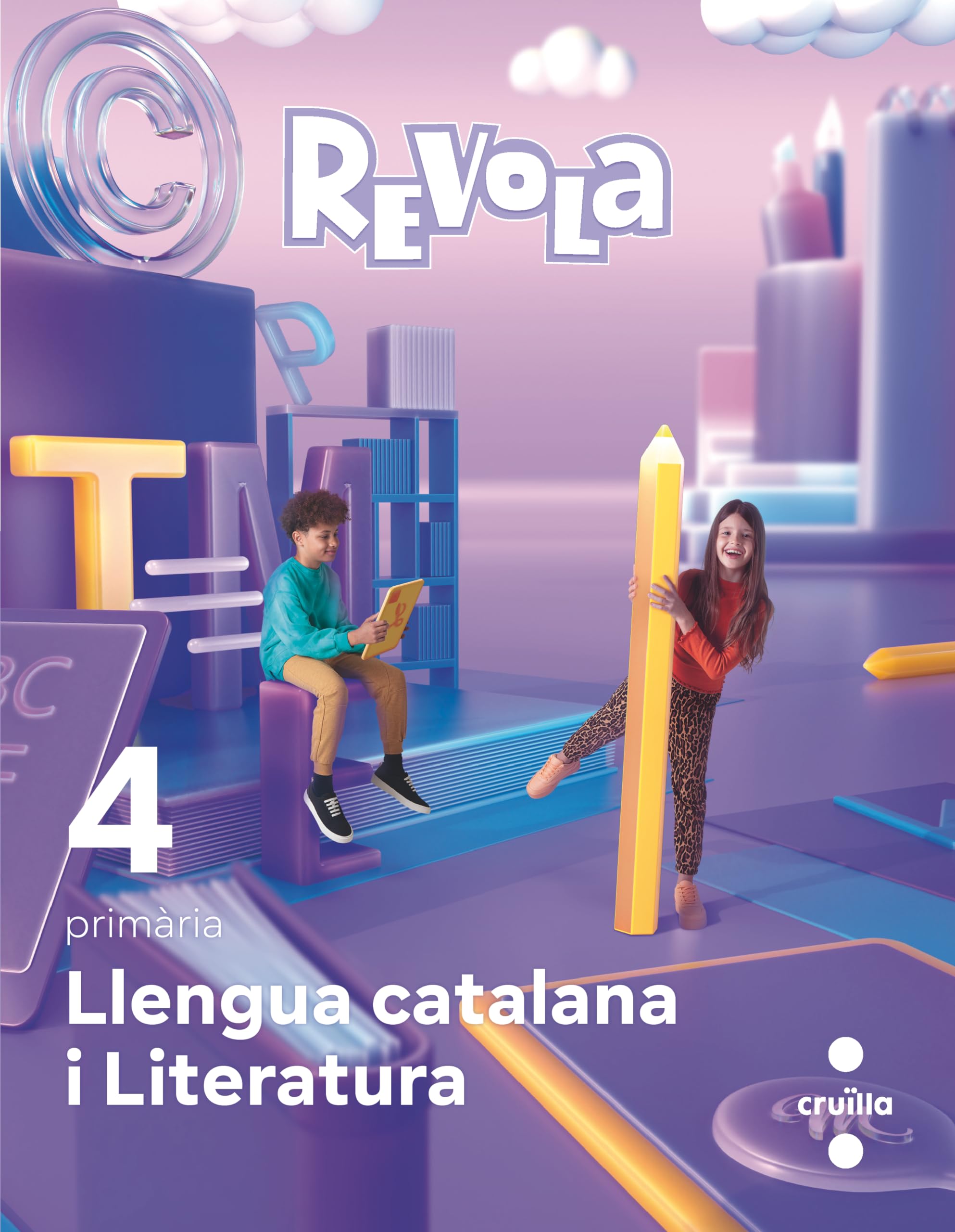 Llengua catalana i Literatura. 4 Primària. Revola book