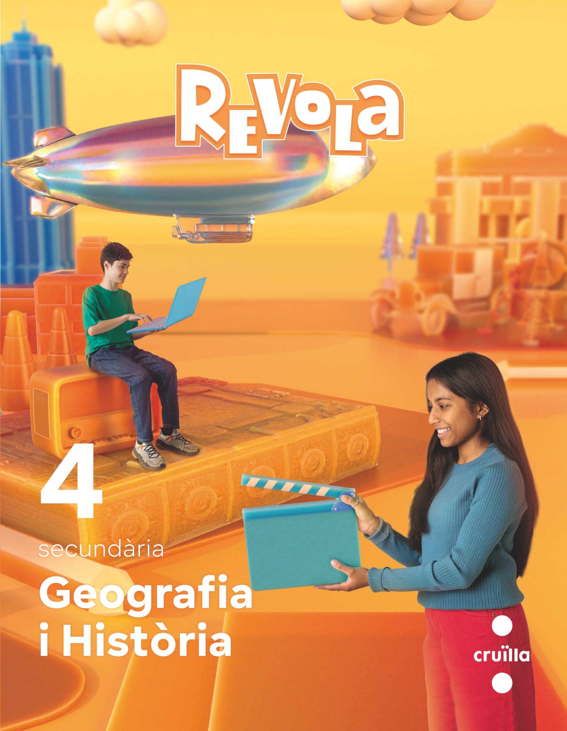 Geografía i Història. 4 Secundaria. Revola book