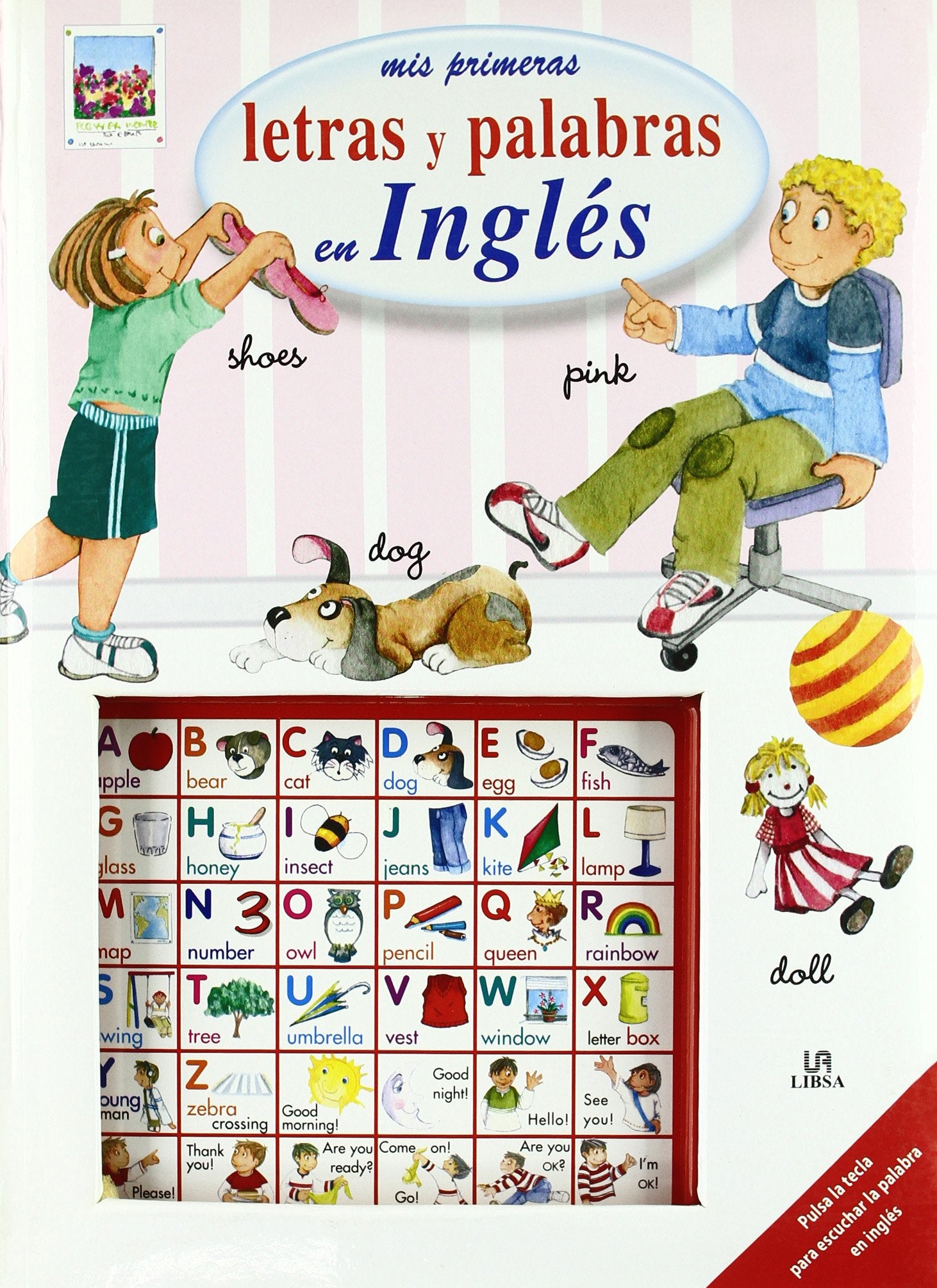 Mis primeras letras y palabras en ingles/ My First Letters and Words in English book