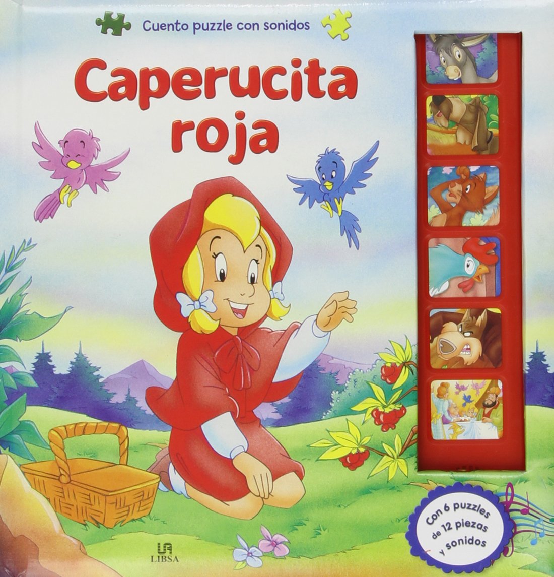 Cuento puzzle con sonidos 10. Caperucita Roja Social Sciences