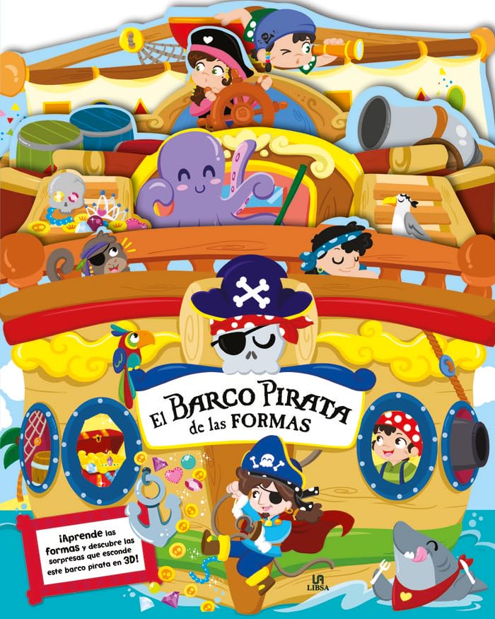El Barco Pirata de las Formas (Libro en 3D para Aprender, Band 3) Non-fiction