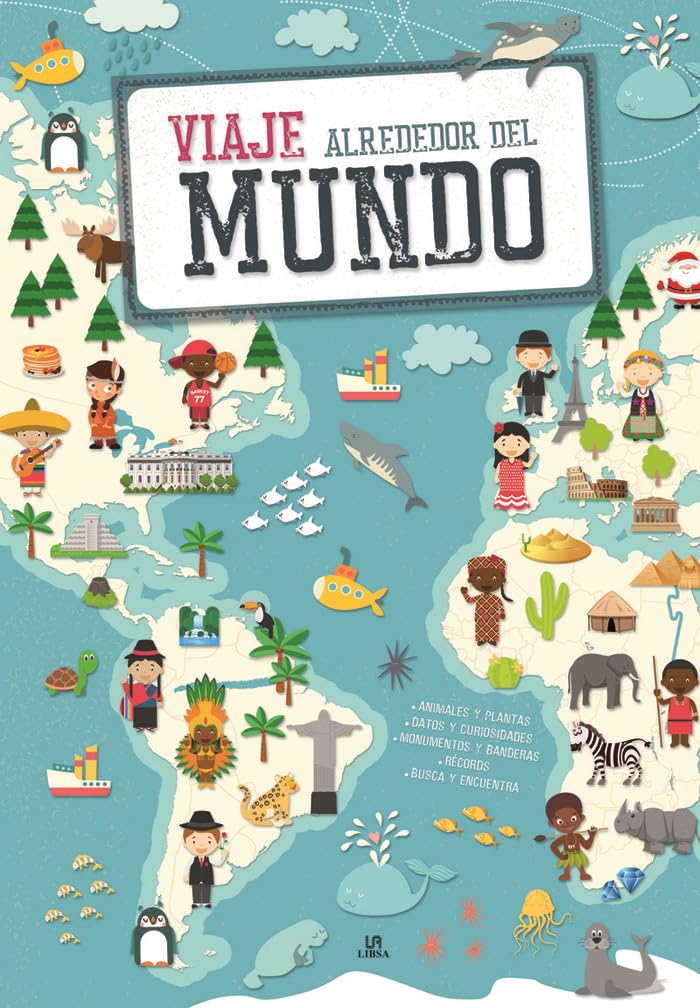 Viaje alrededor el mundo / Trip Around the World book