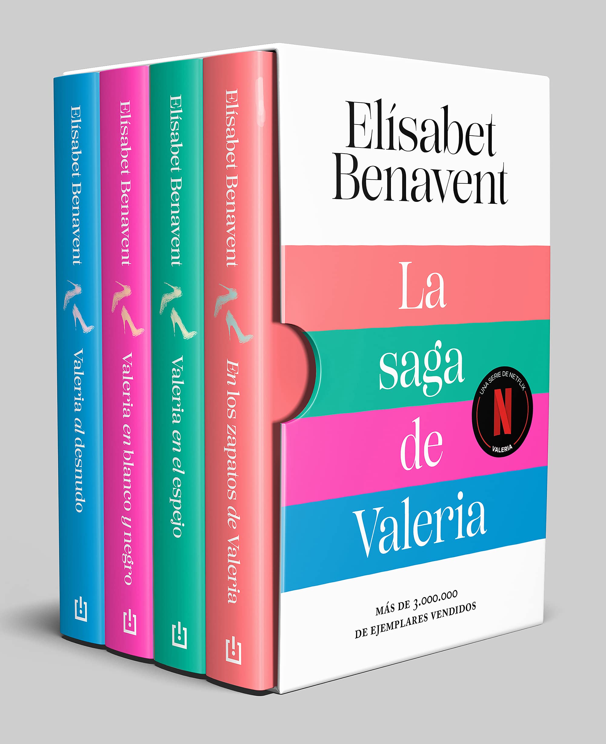 La saga de Valeria (edición estuche): En los zapatos de Valeria | Valeria en el espejo | Valeria en blanco y negro | Valeria al desnudo (Best Seller) Contemporary literature Books