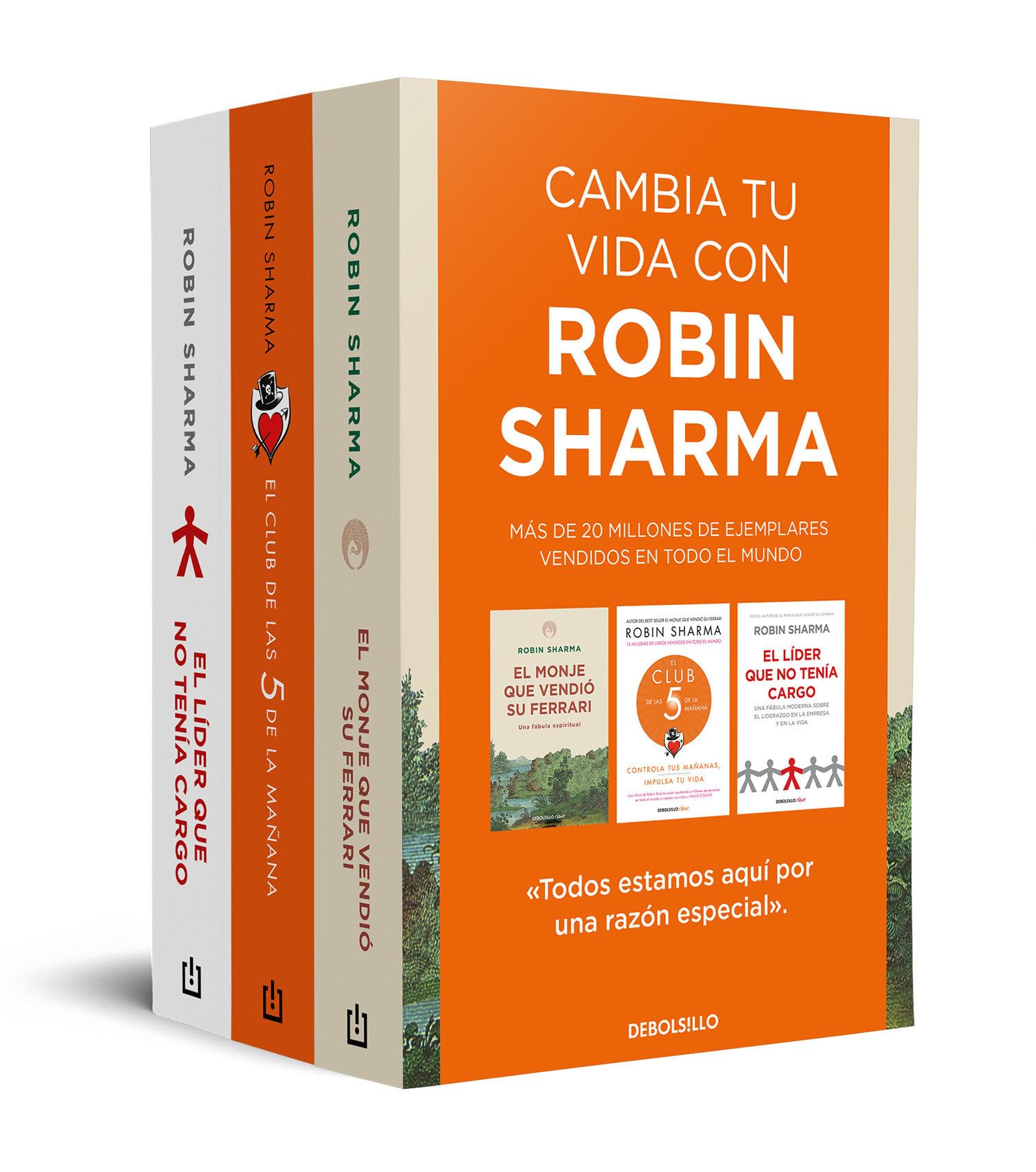 Cambia tu vida con Robin Sharma / Change Your Life With Robin Sharma: El monje que vendió su Ferrari / El líder que no tenía cargo / El club de las 5 de la mañana Business, Finance & Career